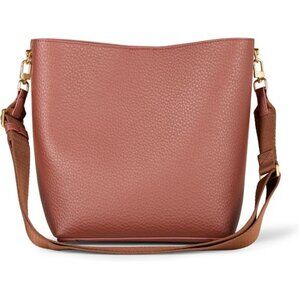 Women's Soft Bucket HandBag Tote with Minimalist Design